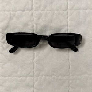 Black 90’s sunglasses with black shades (NWOT)